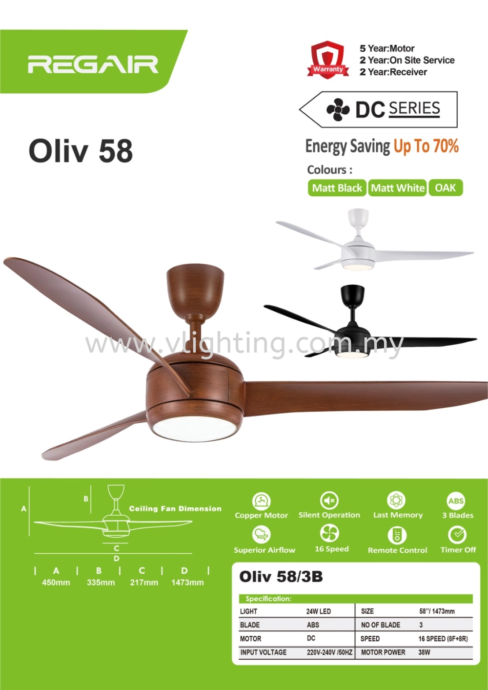 OLIV 58 LED