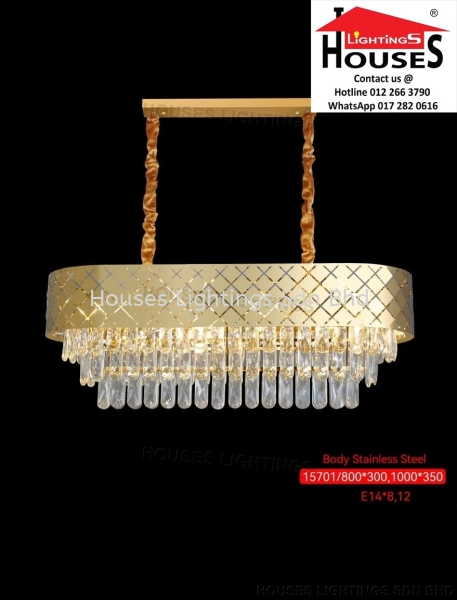 HANGING 15701 LONG 800X300 1000X350 Indoor Pendant Light  Pendant Light Selangor, Malaysia, Kuala Lumpur (KL), Puchong Supplier, Suppliers, Supply, Supplies | Houses Lightings Sdn Bhd