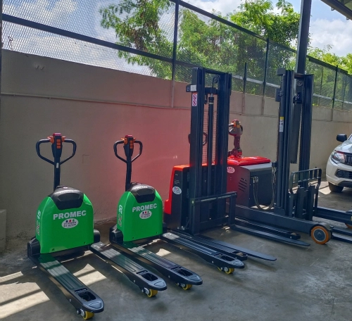 Brand New Lithium Battery Electric Pallet Truck, Brand New Electric Reach Stacker, Brand New Semi Auto Stacker - Melaka Forklift 