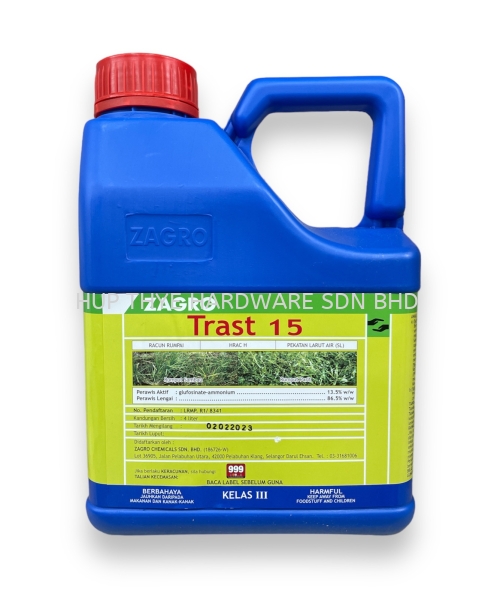 TRAST 15 HERBICIDES AGROCHEMICALS Melaka, Malaysia, Batu Berendam, Krubong, Peringgit Supplier, Wholesaler, Supply, Supplies | HUP THYE HARDWARE SDN BHD