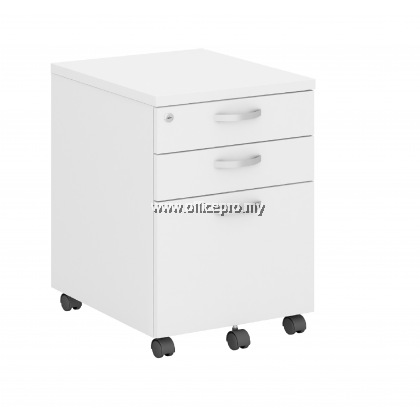 HQ-YMP 3 Mobile Pedestal 2 Drawer 1 Filing (2D1F) Klang