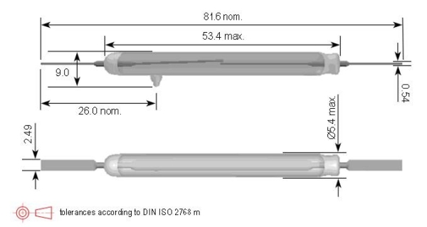 Standex KSK-1A83 Series Reed Switch Reed Switches Standex Singapore Distributor, Supplier, Supply, Supplies | Mobicon-Remote Electronic Pte Ltd