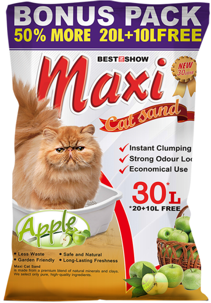 30L MAXI CAT SAND (21KG) Cat Sand Cat Penang, Nibong Tebal, Malaysia Supplier, Distributors, Manufacturer, Seller | MAXIMA FOODS MARKETING