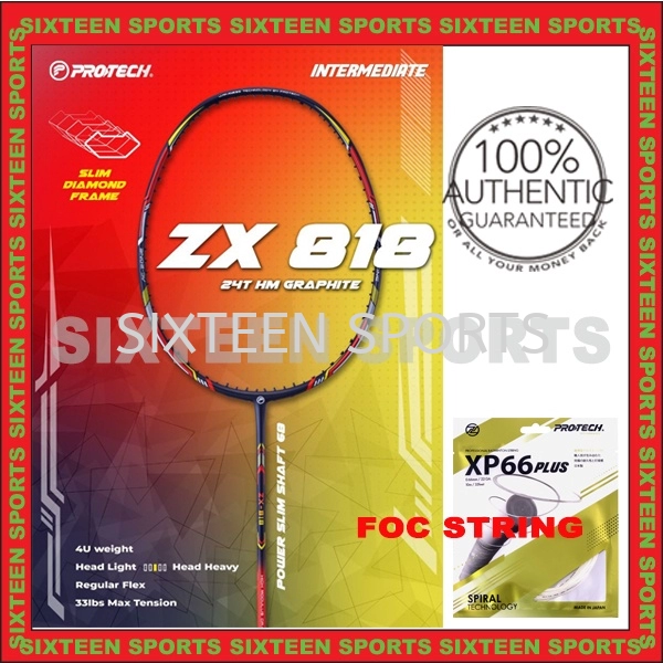 Protech ZX818 Badmimton Racket Frame