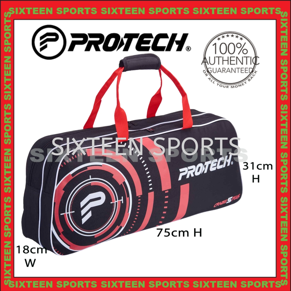 Protech Crazee 5 (2 Zips Thermal Badminton Bag)