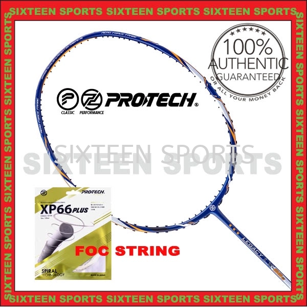Protech Legacy LX-88S Badminton Racket (C/W Protech XP66 String)
