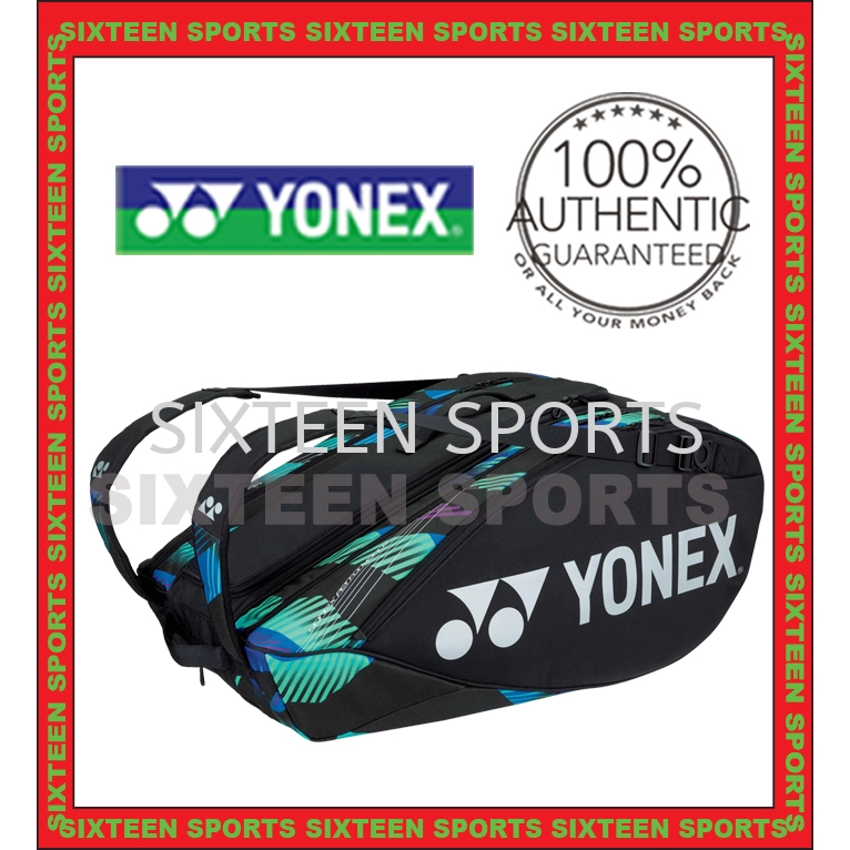 Yonex Pro Racket Bag 92229EX (Can fit in 9 rackets)