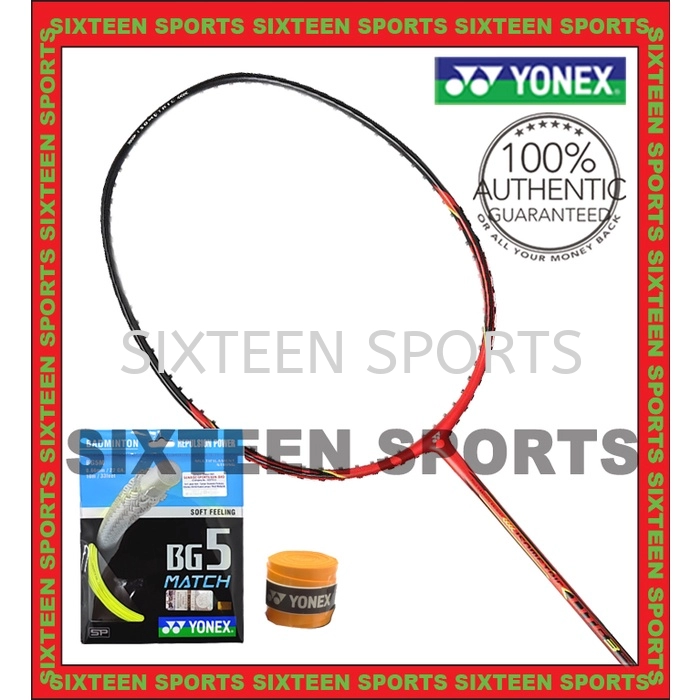 Yonex Isometric Lite 3 Badminton Racket  (C/W Yonex BG5 Match String & Overgrip)