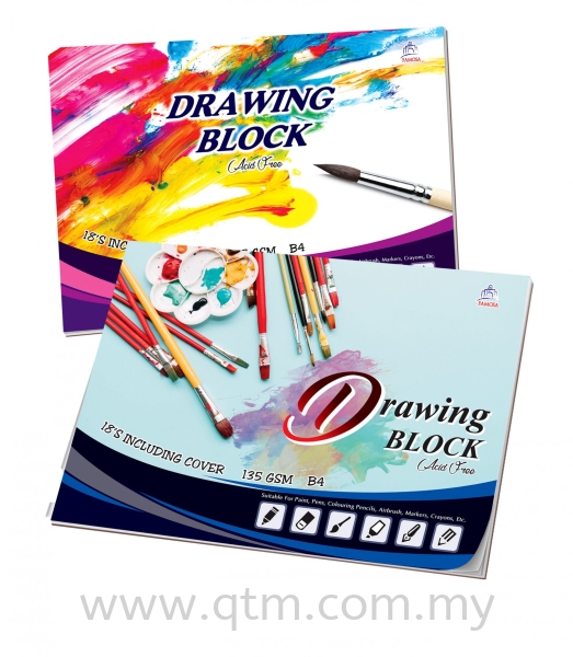 DRAWING BLOCK 135GSM 18'S DRAWING BLOCK DRAWING Melaka, Malaysia, Batu Berendam Supplier, Manufacturer, Supply, Supplies | Quantum Rhythm Sdn Bhd