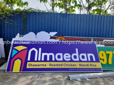 Colourbond # Colourboard # Signboard # GI Signboard #  Metal Signboard # Colour Warranted # Metal Signboard With Colour Warranty # Red One # Restoran Signboard # Signboard Cafe # Signboard Klinik