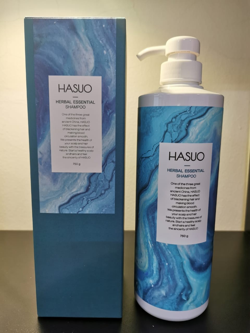 HASUO HERBAL ESSENTIAL SHAMPOO 750ML