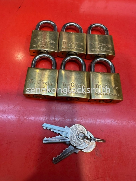 Tri-cricle 2636 key alikey system pad lock  PAD LOCK Selangor, Malaysia, Kuala Lumpur (KL), Puchong Supplier, Suppliers, Supply, Supplies | Seng Kong Locksmith Enterprise