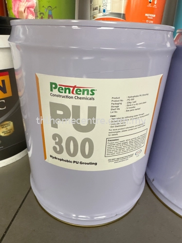 Pentens PU300 Hydrophobic PU Grouting/ Injection Waterproofing 