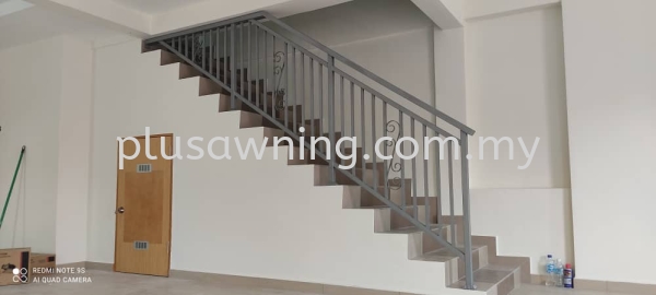 HAND RAILING @JALAN TAMING SARI 2, SERI KEMBANGAN, SELANGOR Staircase Selangor, Malaysia, Kuala Lumpur (KL), Cheras Contractor, Service | Plus Awning & Iron Sdn Bhd