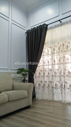 Floral Sheer Curtain, Embroidered Sheer, Family Hall, Master Bedroom Design, Decorating Ideas In Home.