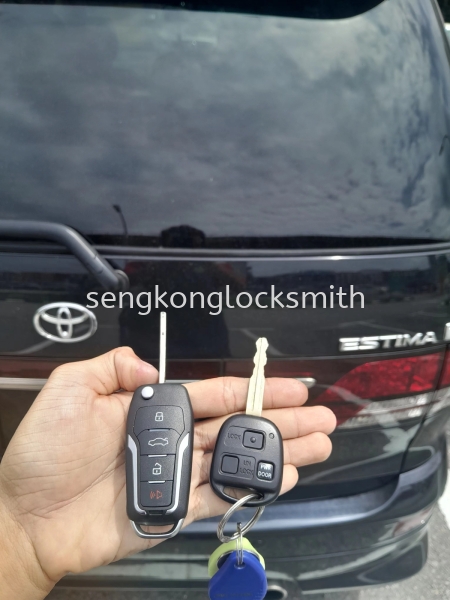 duplicate Toyota Estima cars Flip key controller car remote Selangor, Malaysia, Kuala Lumpur (KL), Puchong Supplier, Suppliers, Supply, Supplies | Seng Kong Locksmith Enterprise