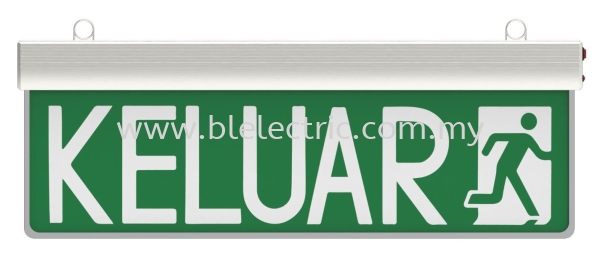 Candlelux CKS-2A Keluar Sign-Slim Type Candlelux Emergency Light / Keluar Sign Johor Bahru (JB), Malaysia, Johor Jaya Wholesaler, Supplier, Supply, Supplies | B & L Electric Sdn Bhd