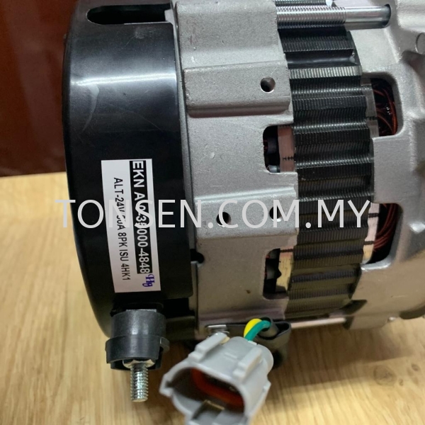 ZX200-3/SH210-5 4HK1 ALTERNATOR 24V 50A SPARE PART Johor Bahru (JB), Malaysia, Skudai Supplier, Rental, Wholesaler, Supply | TS MACHINERY PARTS SDN BHD