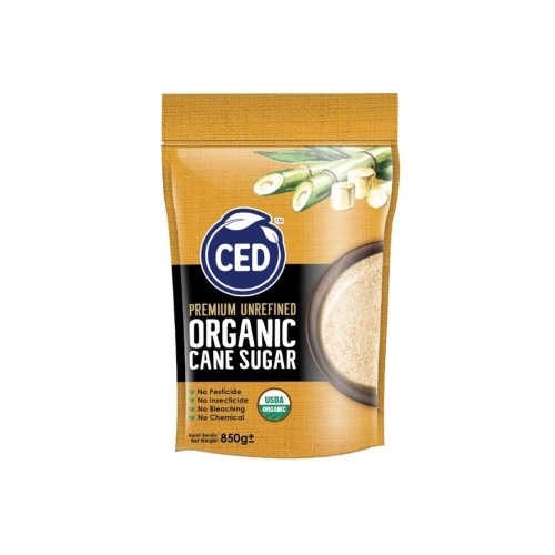 CED Premium Organic Cane Sugar 850g