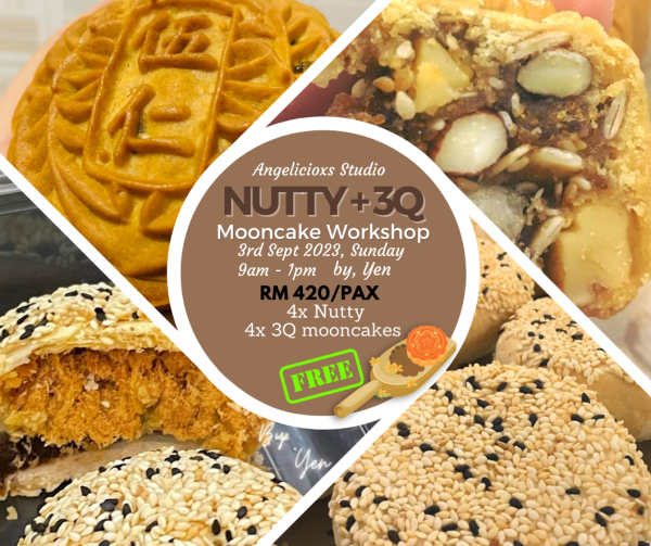 Nutty And 3Q Mooncake Workshop Baking Workshop Baking & Culinary Kuala Lumpur (KL), Malaysia, Selangor, Danau Desa Class, Lesson, Workshop | Angelicioxs Studio