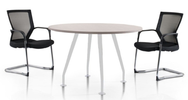 Round discussion table with ixia metal leg Office furniture Meeting Table Discussion table Malaysia, Selangor, Kuala Lumpur (KL), Seri Kembangan Supplier, Suppliers, Supply, Supplies | Aimsure Sdn Bhd