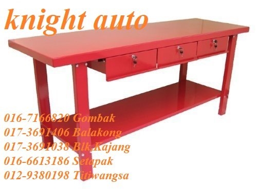 79" Heavy Duty Workbench 3 Drawer ID33769 Workbenches Tool Storage & Tool Boxes Selangor, Malaysia, Kuala Lumpur (KL), Seri Kembangan, Setapak, Kajang Supplier, Suppliers, Supply, Supplies | Knight Auto Sdn Bhd