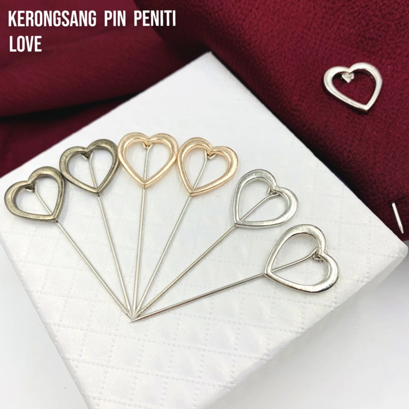 ELEGANT BROOCH Kerongsang Tudung Pin Peniti Muslim Fashion Shawl Hijab