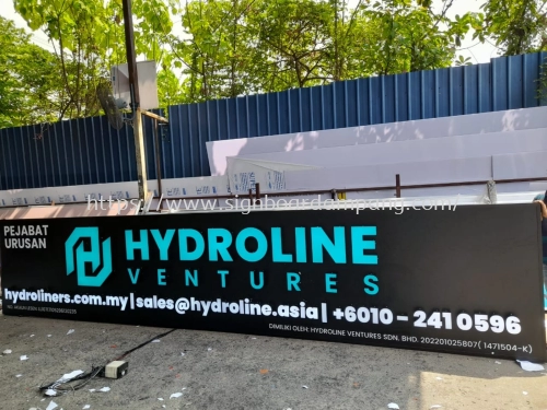Hydroline Venturea - Outdoor 3D LED Frontlit Sigange - Shah Alam 