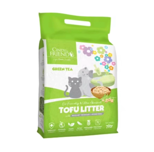 Cindy & Friends Tofu Cat Litter Green Tea 7L