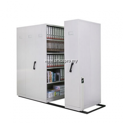IPS-117 4 Bays Mobile Compactor With Dual Purpose Shelves I 6,8,10,12Bay Steel Compactor Kl