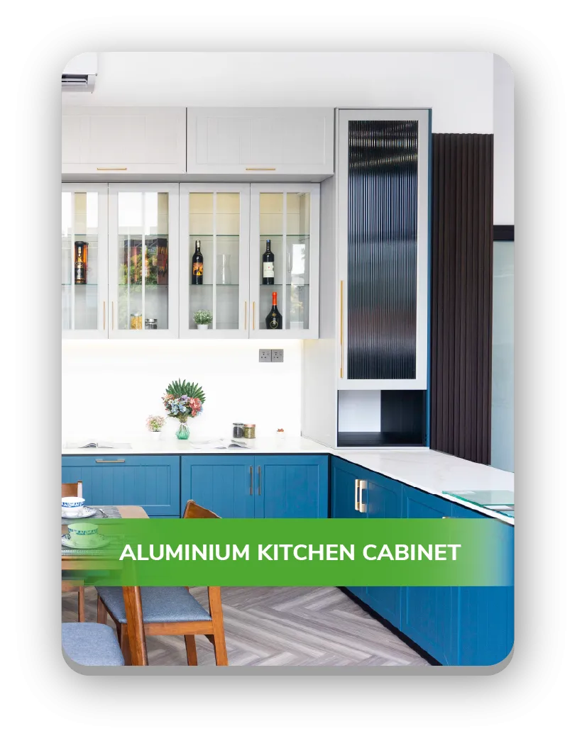 ALUMINIUM KITCHEN CABINET