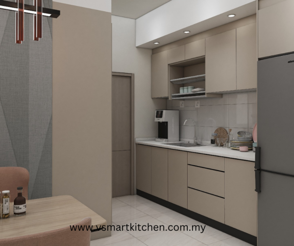 FAIRVIEW ,PENANG  KITCHEN CABINET -MELAMINE DOOR  KITCHEN CABINET  Penang, Malaysia, Butterworth Supplier, Suppliers, Supply, Supplies | V SMART KITCHEN (M) SDN BHD