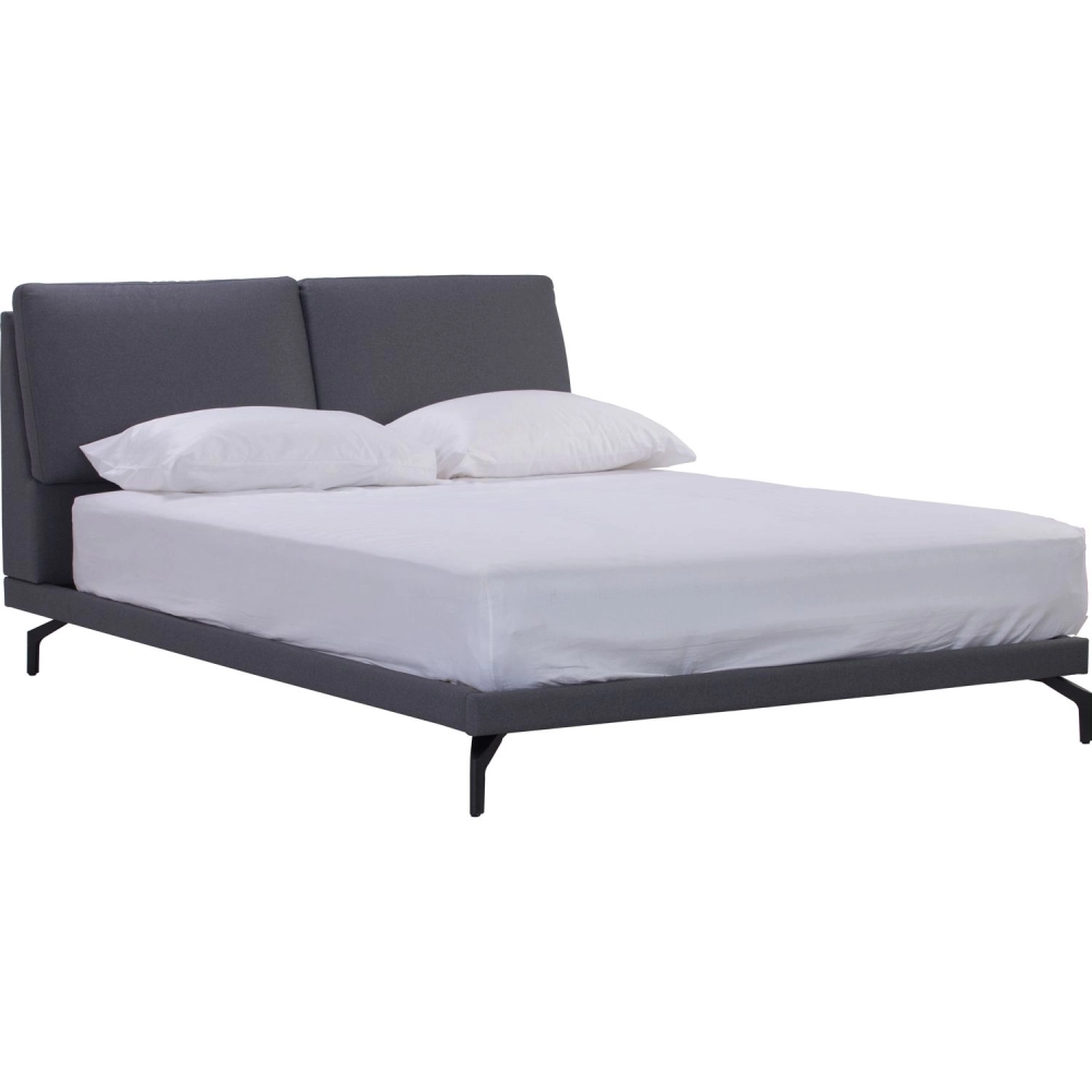 Blando Bedframe Only (King Size) Grey