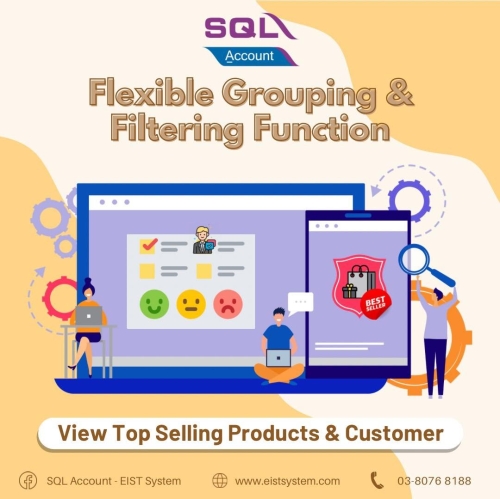 SQL Account - Flexible Grouping & Filtering Feature