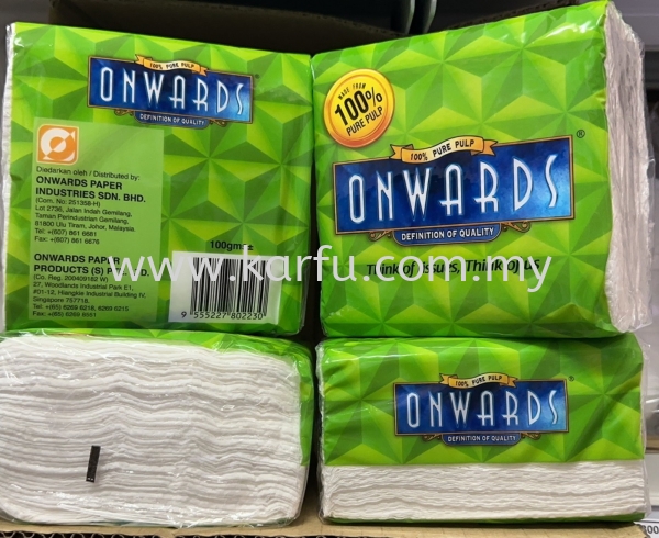 Onwards Tissue PLASTIC CUTLERY ; & TISSUE Penang, Malaysia, Bukit Mertajam Supplier, Manufacturer, Supply, Supplies | Karfu Enterprise Sdn Bhd