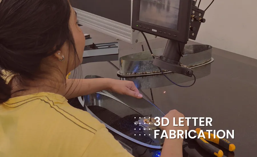 3D Letter Fabrication