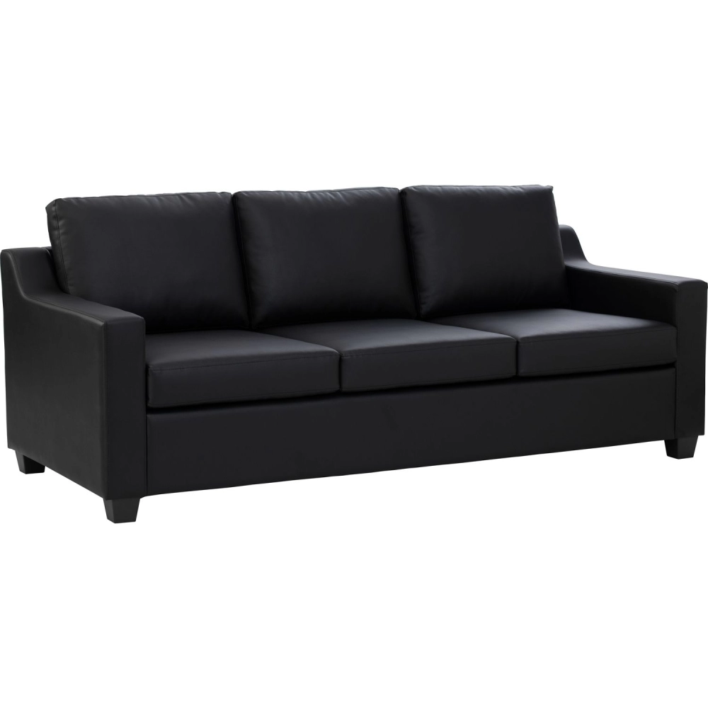 Baleno 3 Seater Sofa - Black