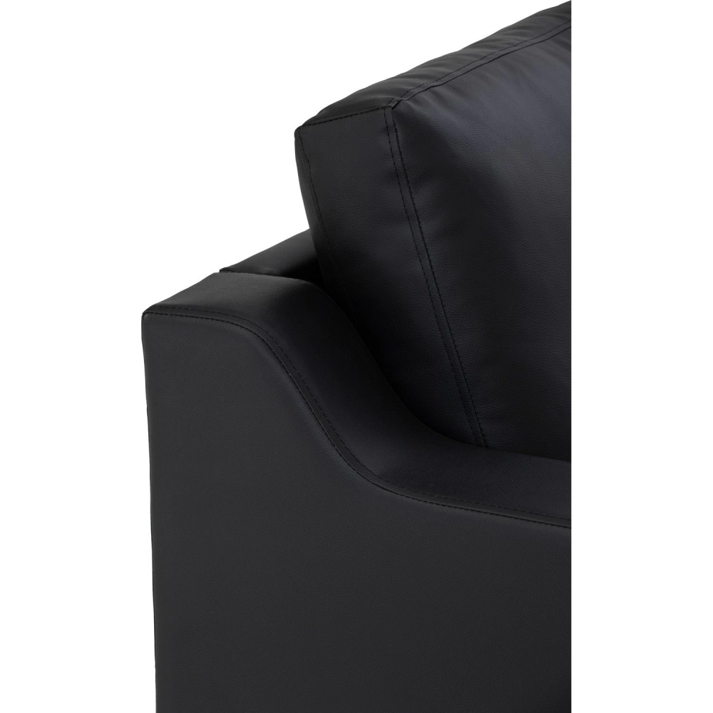 Baleno 3 Seater Sofa - Black