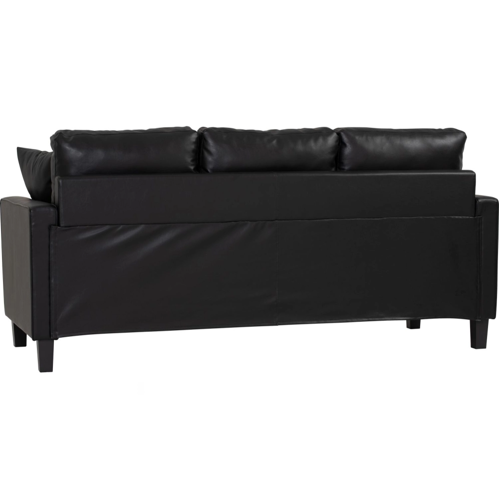 Starex 3 Seater Sofa - Black