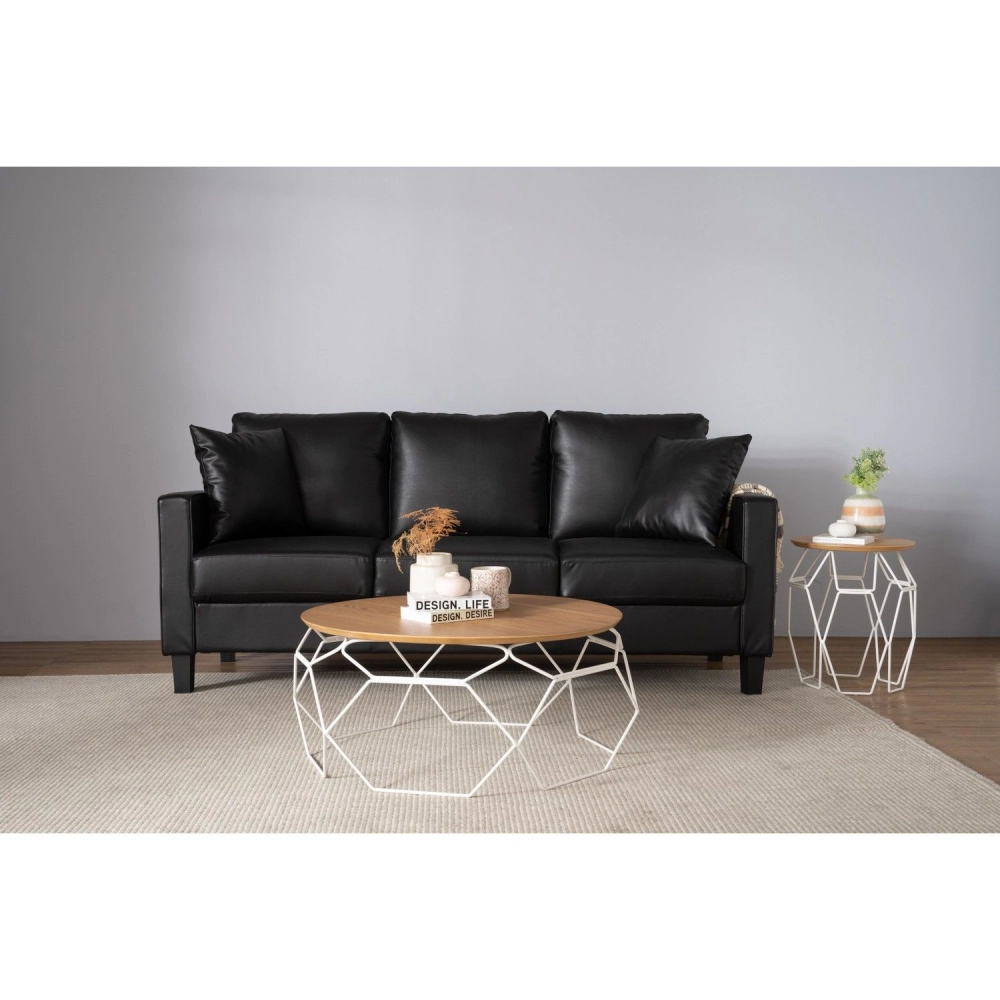 Starex 3 Seater Sofa - Black