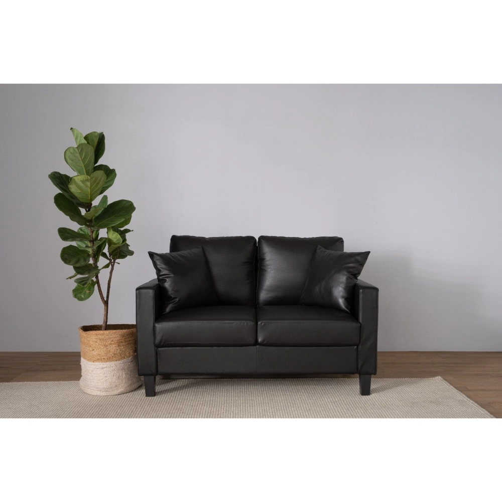 Starex 2 Seater Sofa - Black