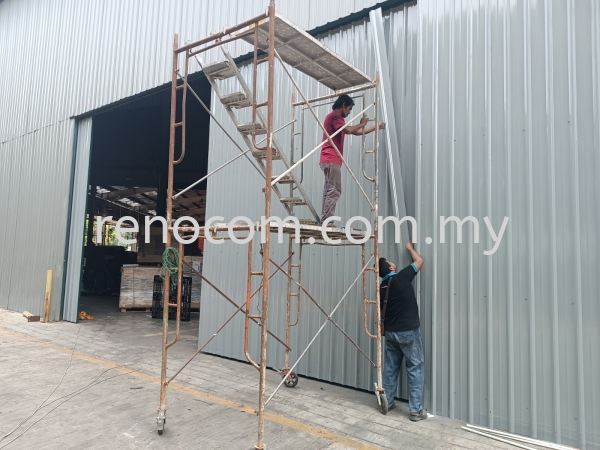  FACTORY EXTENSION METAL DECK RENOVATION Selangor, Malaysia, Kuala Lumpur (KL), Semenyih Contractor, Service | Renocom Management