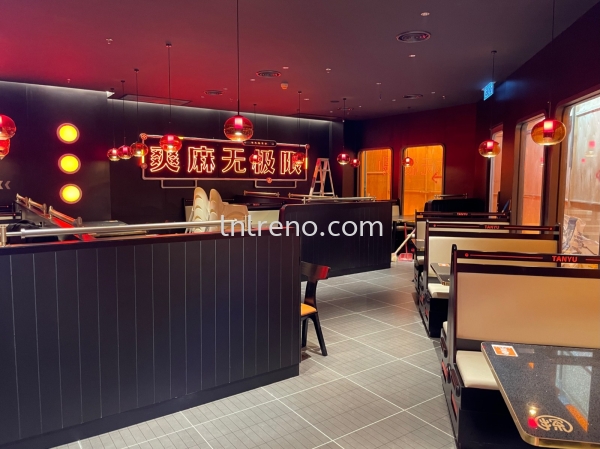 Carpentry works at One utama PJ Hot pot Renovation Petaling Jaya (PJ), Selangor, Kuala Lumpur (KL), Malaysia. Design, Renovation, Decoration | LNL Reno Enterprise