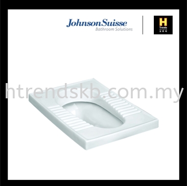 Johnson Suisse Andermatt-N Squatting Pan - Integral P Trap (WBACAM002WW)