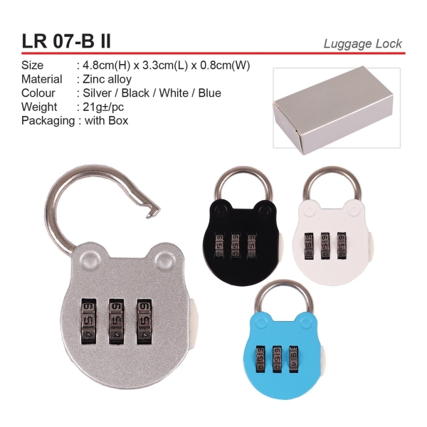 LR 07-B II Luggage Lock Miscellaneous Kuala Lumpur (KL), Malaysia, Selangor, Kepong Supplier, Suppliers, Supply, Supplies | P & P Gifts PLT