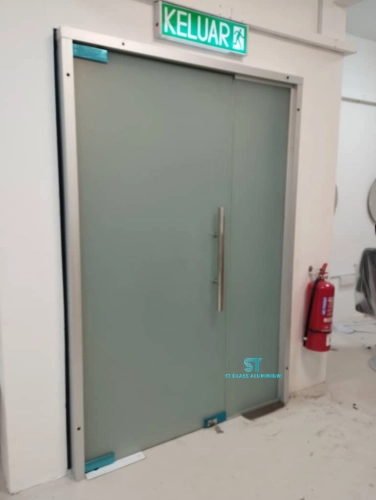 Office Tempered Glass Door