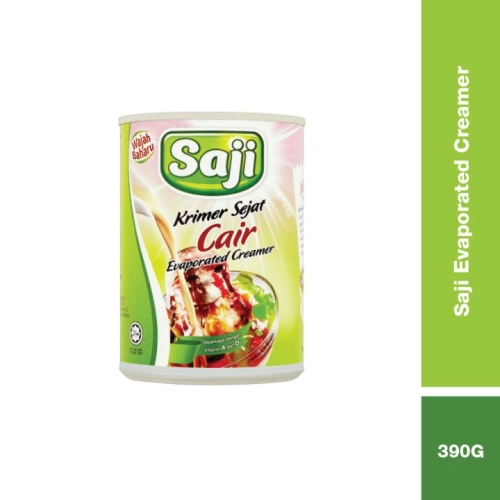 Saji Evaporated Creamer (Susu Cair) 390g