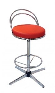 High Bar Stool with Backrest and round ring AIM774C Bar Stool Bar Stools / Bar Tables Malaysia, Selangor, Kuala Lumpur (KL), Seri Kembangan Supplier, Suppliers, Supply, Supplies | Aimsure Sdn Bhd