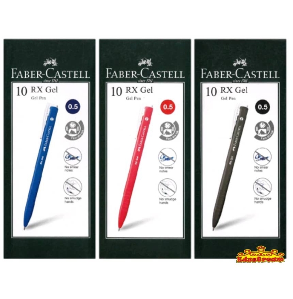 Faber Castell Rx Gel Pen 0.5mm 1 Box Ball Pen Writing & Correction Stationery & Craft Johor Bahru (JB), Malaysia Supplier, Suppliers, Supply, Supplies | Edustream Sdn Bhd