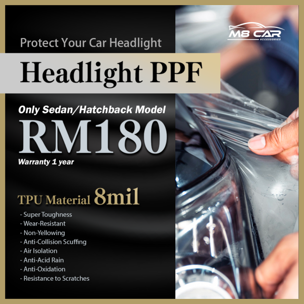 Headlight Protection Film Headlight Protection Film Johor Bahru (JB), Masai, Selangor, Malaysia, KL, Skudai Services, Specialist | M 8 CAR ACCESSORIES AND TINTED